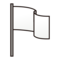 White Flag emoji on Emojidex